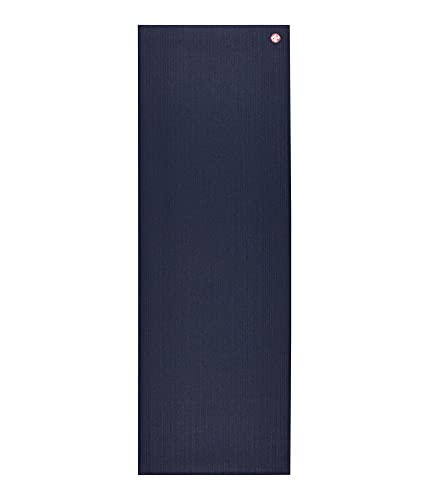Manduka Pro Yogamatte, hochwertig, 6 mm dick, leistungsstarker Halt, Unterstützung und Stabilität bei Yoga, Pilates, Fitnessstudio, Fitness, extra lang, 180 cm, Midnight