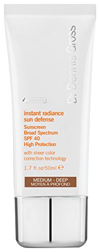 Dr. Dennis Gross Instant Radiance Sun Defense SPF40, Medium - Deep, 1er Pack (1 x 50 ml)