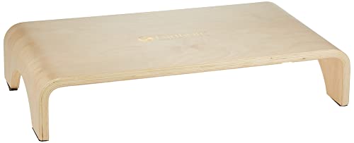 EARTHLITE Holzhocker Big Step - Tritt/Schemel aus Veredeltem, Nachhaltig Angebautem Ahornholz, Hochwertig & Stabil (18cm)