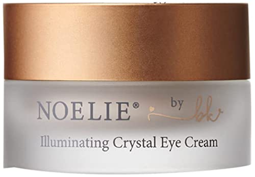 NOELIE Illuminating Crystal Eye Cream 15ml | hochwirksame Naturkosmetik | Premium Augencreme für strahlend schöne Augen | Intensivpflege gegen Augenringe, Tränensäcke und Falten | Made in Germany