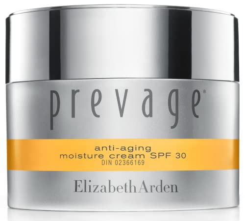 Elizabeth Arden Prevage Anti-Aging – Moisture Cream SPF 30, 50 ml, feuchtigkeitsspendende Gesichtspflege für Frauen, Schutz vor Umwelteinflüssen & UV-Strahlen, repariert trockene Haut