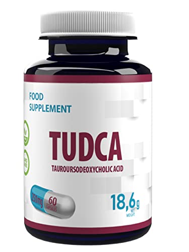 TUDCA Leberunterstützung, Entgiftung, Reinigung 60 Vegan Kapseln 250mg hohe Stärke Ergänzung