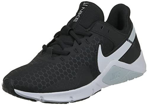 Nike Damen Legend Essential 2 Leichtathletik-Schuh, Black/White-Pure Platinum, 40 EU